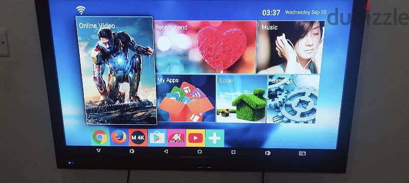 jvc led tv we with android tv box 1