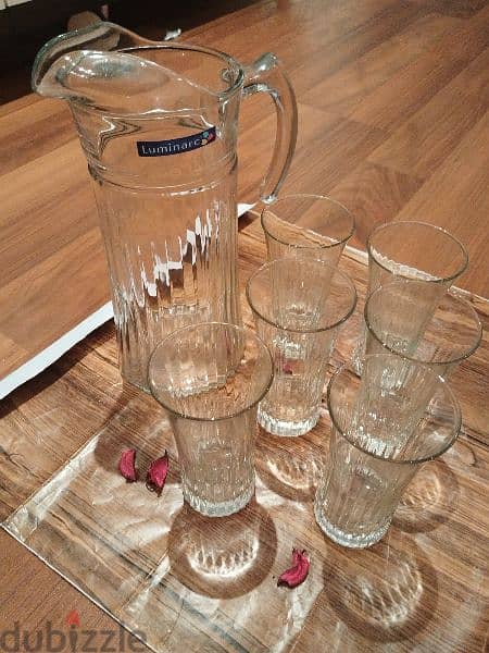 Luminarc glass set with jug 1