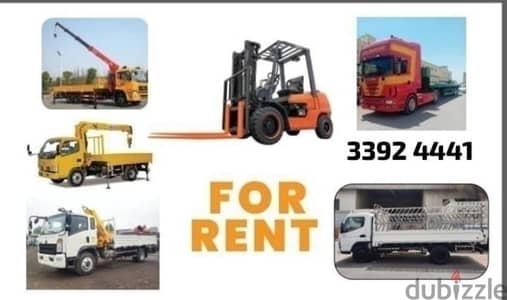 trailer hi up crane and forklift we have forrent