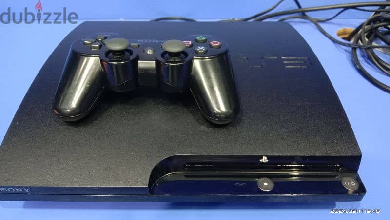 PS3 Slim with 1 controller for sale. 3