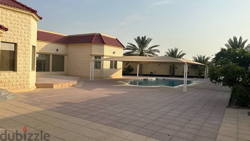 For rent Semi furnished villa in hamad town 3