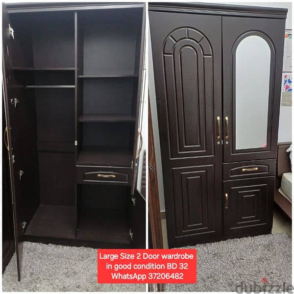 Strong 4 Door wardrobe and other items for sale with Delivery 16