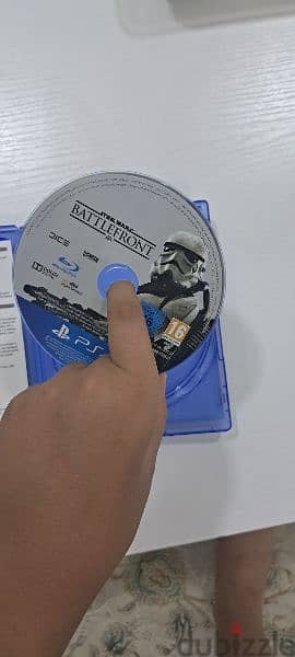 Star Wars BATTLEFRONT 1 CD for Ps4 Only 2