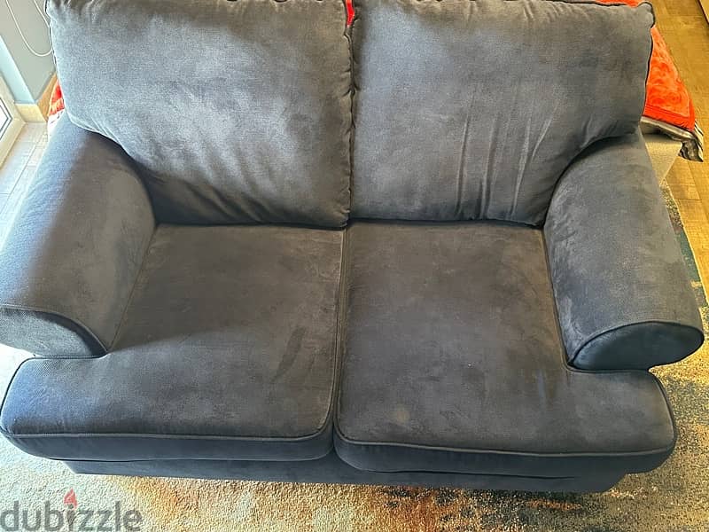 dark blue couch for sale 0