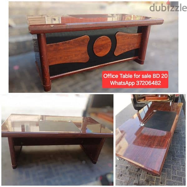 Glass tv table with breacket and other items for sale with Delivery 6