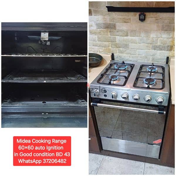 5 Burner cooking range and other items for sale with Delivery 1