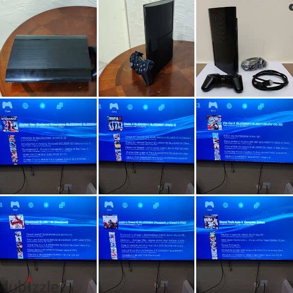 Excellent Condition PS3 Super Slim 500gb jailbreak with 30+ games 1