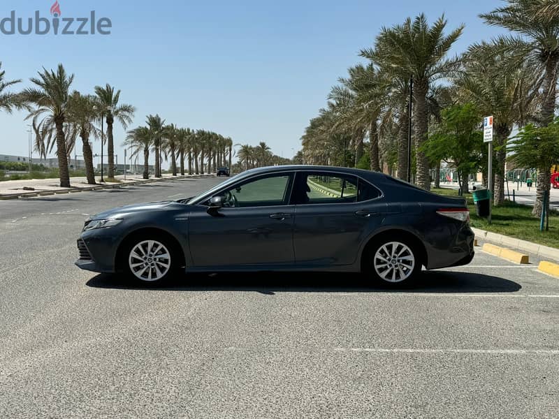 Toyota Camry LE Hybrid 2020 grey 2