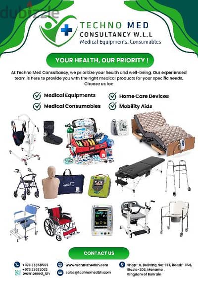 Medical Equipments, Electric Bed , Wheelchairs