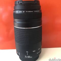 canon 75-300mm ef f4/5.6 iii lense 0