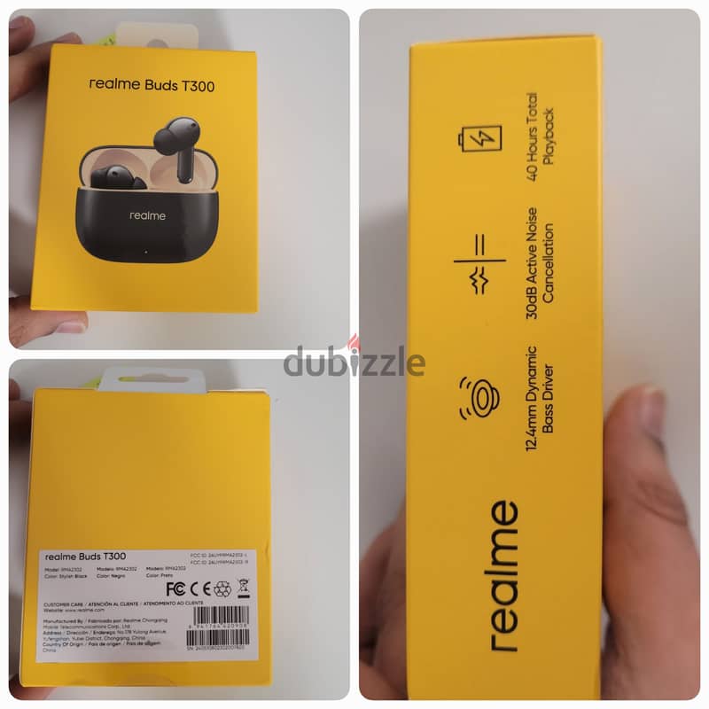 Realme T300, 50ms Gaming, 30db ANC, wind mode,40h,PX55,4mic,3D Spatial 0