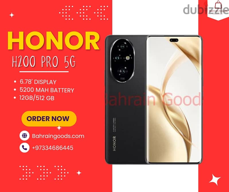 HONOR H200 PRO 5G 12GB/512 0