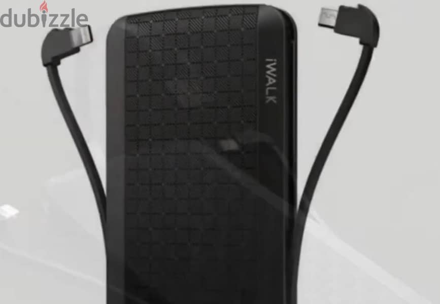 {New} Iwalk Scorpion Power Bank 8000mAh 3 ports 4 built-in Cables USB- 4