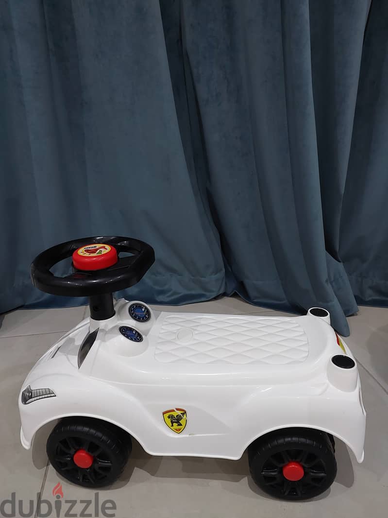 Toy Car White 1