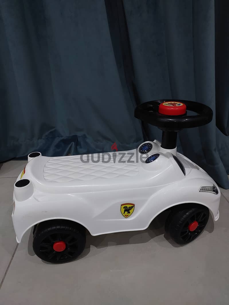 Toy Car White 3