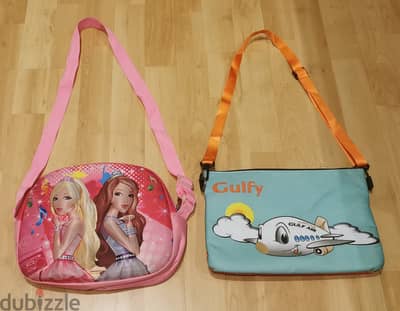 2 bags handbags for girls Barbie