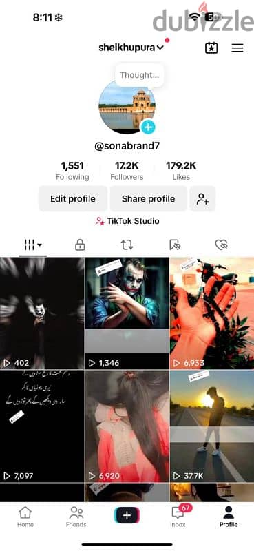 Tiktok Account for sale 30K Plus Followerrs 2