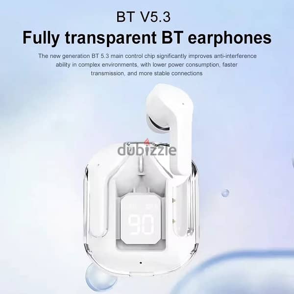 T2 Wireless Mini Earbuds LED Power Digital Display TWS Wireless 4