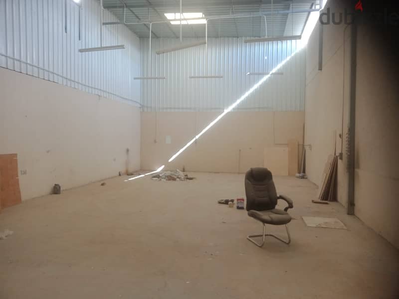 #For rent Commercial workshop for rent in Al Hamla area near Al Musta 4