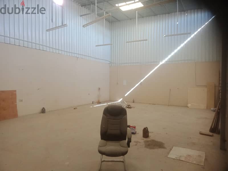 #For rent Commercial workshop for rent in Al Hamla area near Al Musta 5