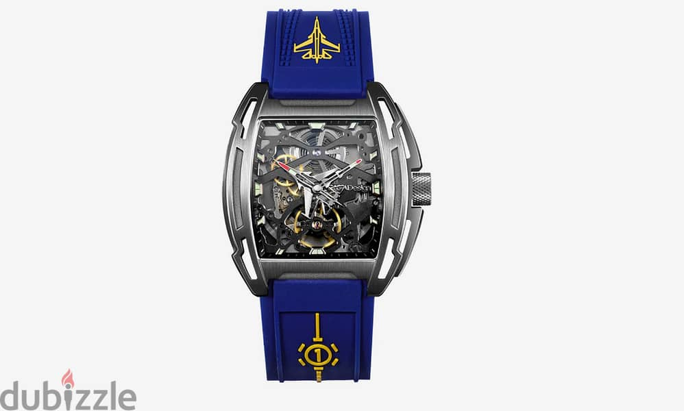 Ciga Design Aircraft Carrier Automatic Mechanical Skeleton Wrist Watch 0