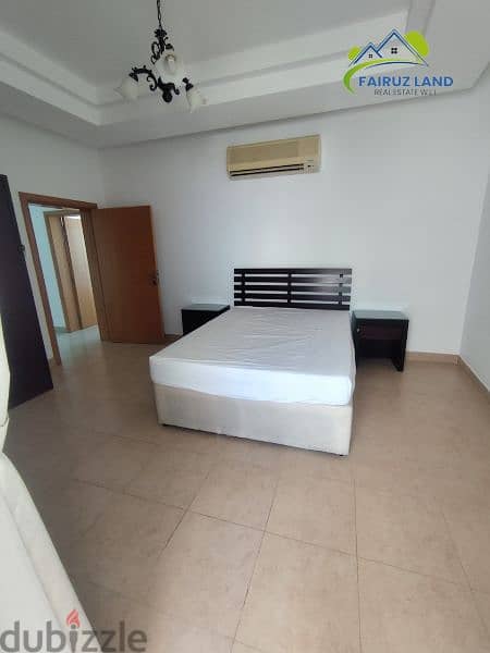 Fully Furnished flat 2 rooms with see view @ Amwaj 350 bd includes ewa 10