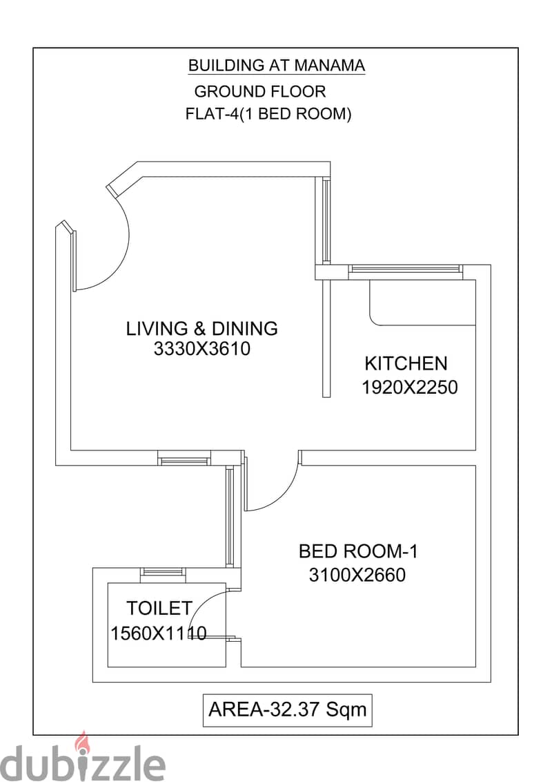 Studio Flat for rent in Manama 1