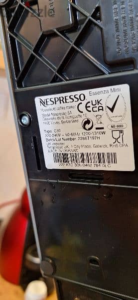 coffee machine maker Nespresso  Essenza Mini Intense Grey 1