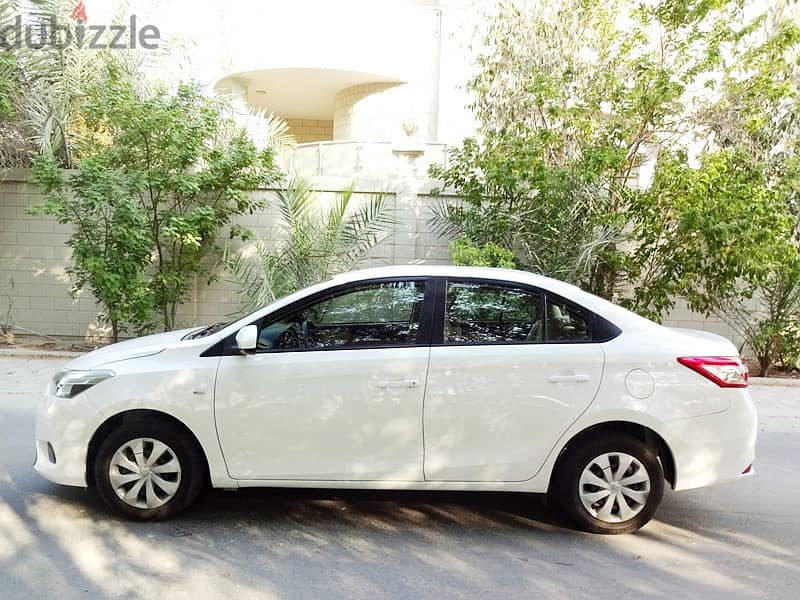 Toyota Yaris 1.5 L 2017 White Well Maintained Urgent Sale 2