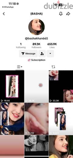 Tiktok Account For sale 80K Plus Followerrss 0