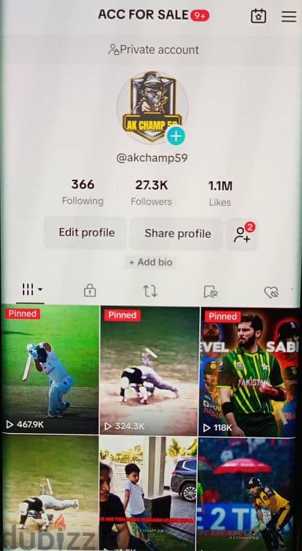 Tiktok Account For sale 80K Plus Followerrss 1