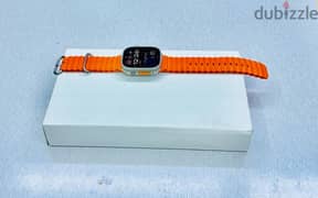 Apple Watch 2 49mm titanium Orange color with warranty  very good cond 0