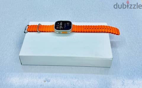 Apple Watch 2 49mm titanium Orange color with warranty  very good cond