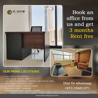 HURRY UP !!-  3 Months rent free for our offices