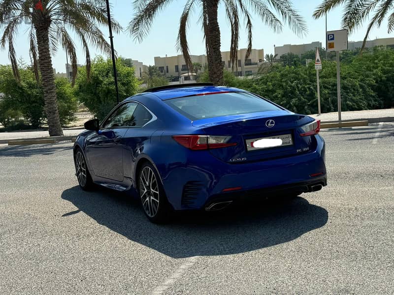 Lexus RC 350 2016 blue 4