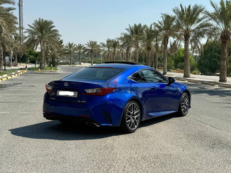 Lexus RC 350 2016 blue 5