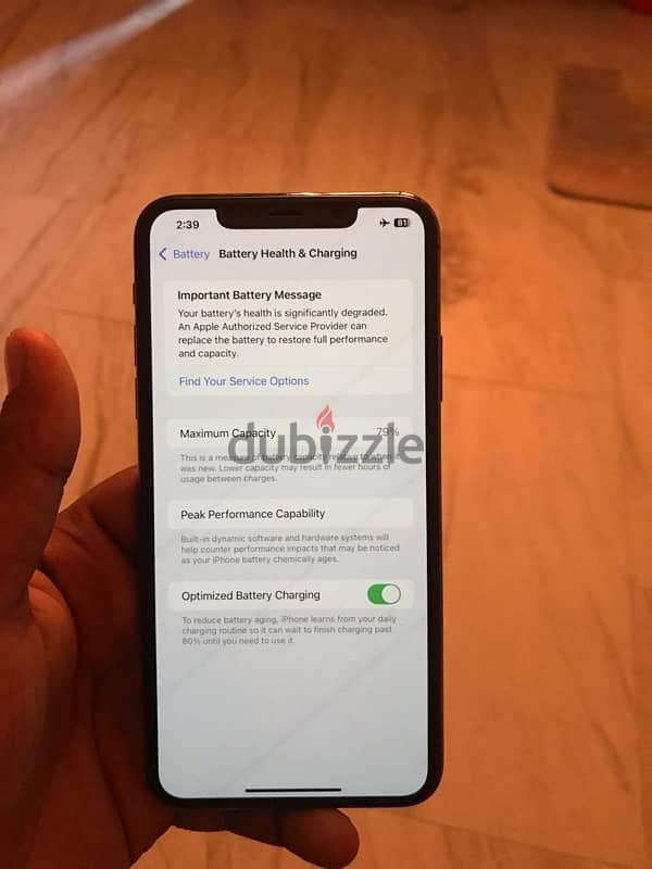 iphone 11 pro max 256gb 79% battery without any scratch 3