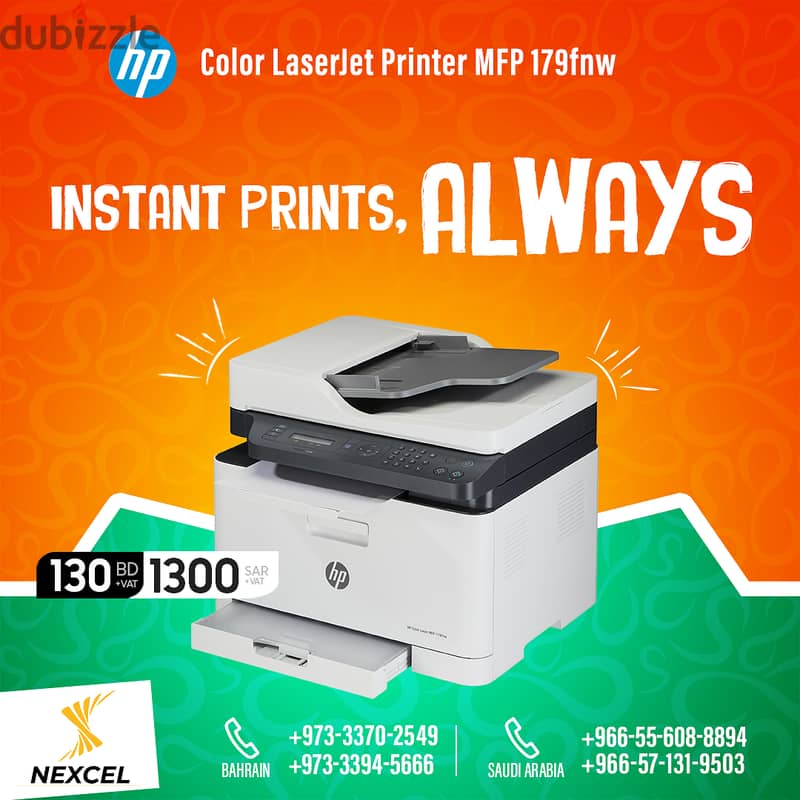 HP Color LaserJet Printer MFP179fnw – Limited Stock! 0