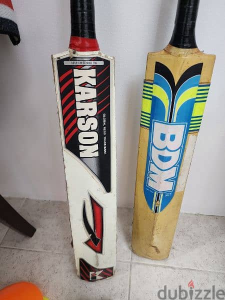 cricket and foodball equipments for sale 2