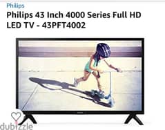 Philips 43 inch 4000series Full HD LED TV-43PFT4002 0