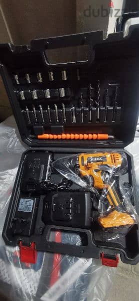 new arrival portable drill with dual battery offer