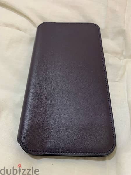 iPhone 11 Pro Max Leather Folio - Aubergine 2