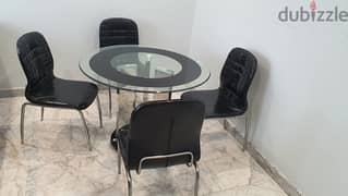 Dining table with four chairs 0