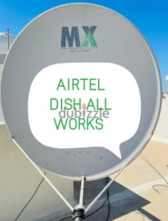 Airtel dish & receiver work airtel receuver available 0