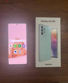 Samsung A 73 5g with box  for Sale in good condition . 0