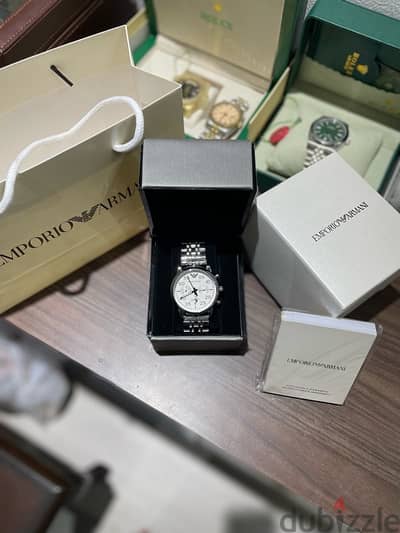 brand new original Emporio Armani Chronograph quartz watches