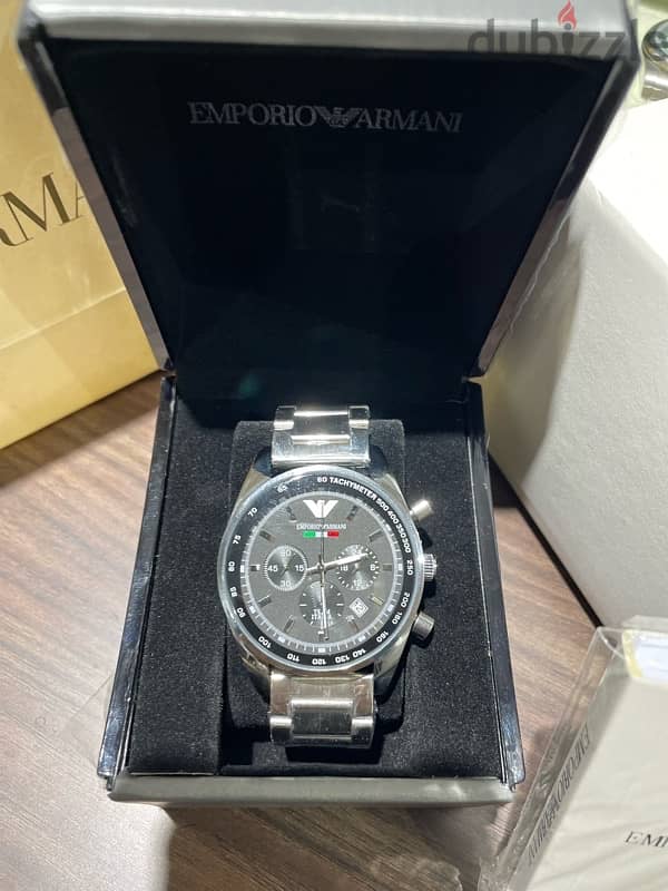 brand new original Emporio Armani Chronograph quartz watches 3