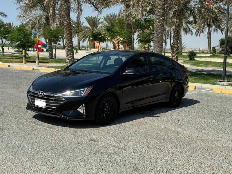 Hyundai Elantra 2020 black 1