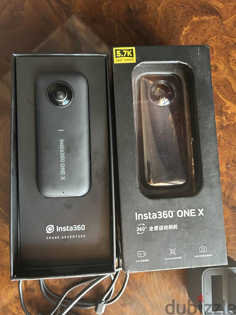 Insta 360 One X With Battery Charger Hub (Used 2018 Model) 1