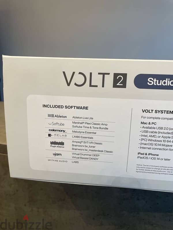 Universal Audio - Volt 2 Studio Pack 3